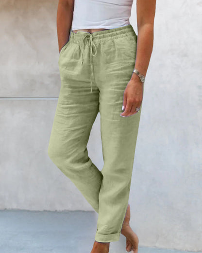 Federica | Casual Straight-Leg Trousers