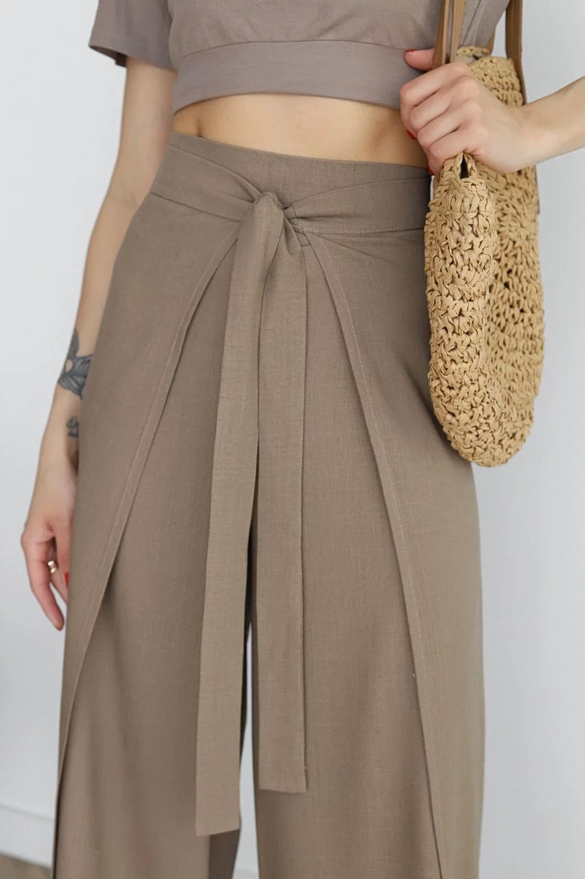 Freya™ - Rosetta Wide Linen Trousers