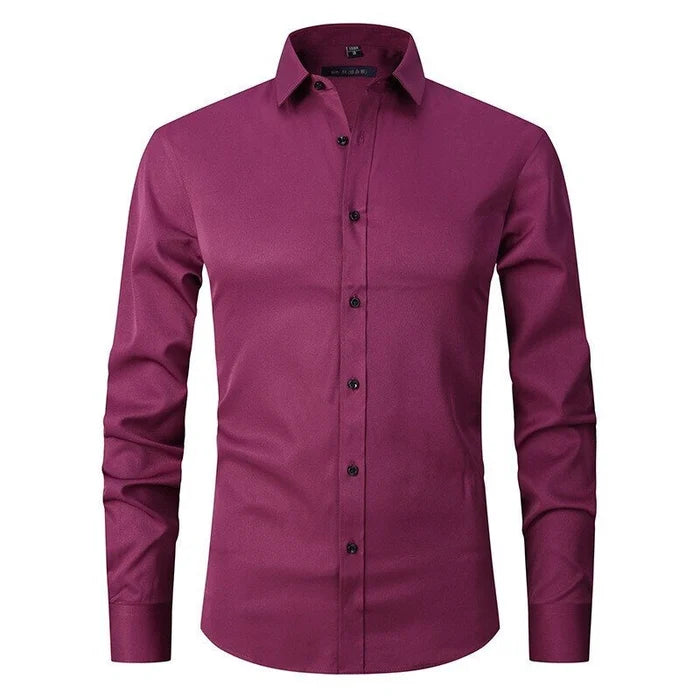 Mirko - Wrinkle-free stretch shirt