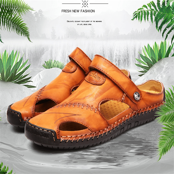 Lars™ - Orthopedic Leather Sandals