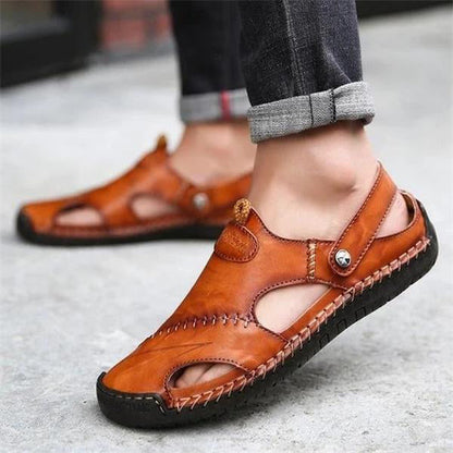 Lars™ - Orthopedic Leather Sandals