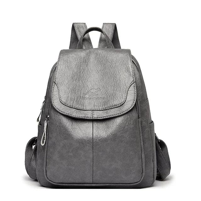 Eda | Anti-theft leather rucksack