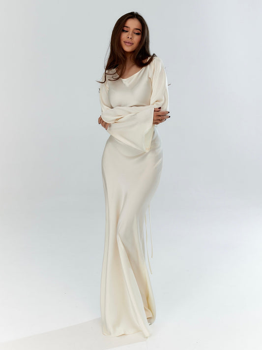 Sia™ - Long Sleeve Maxi Dress