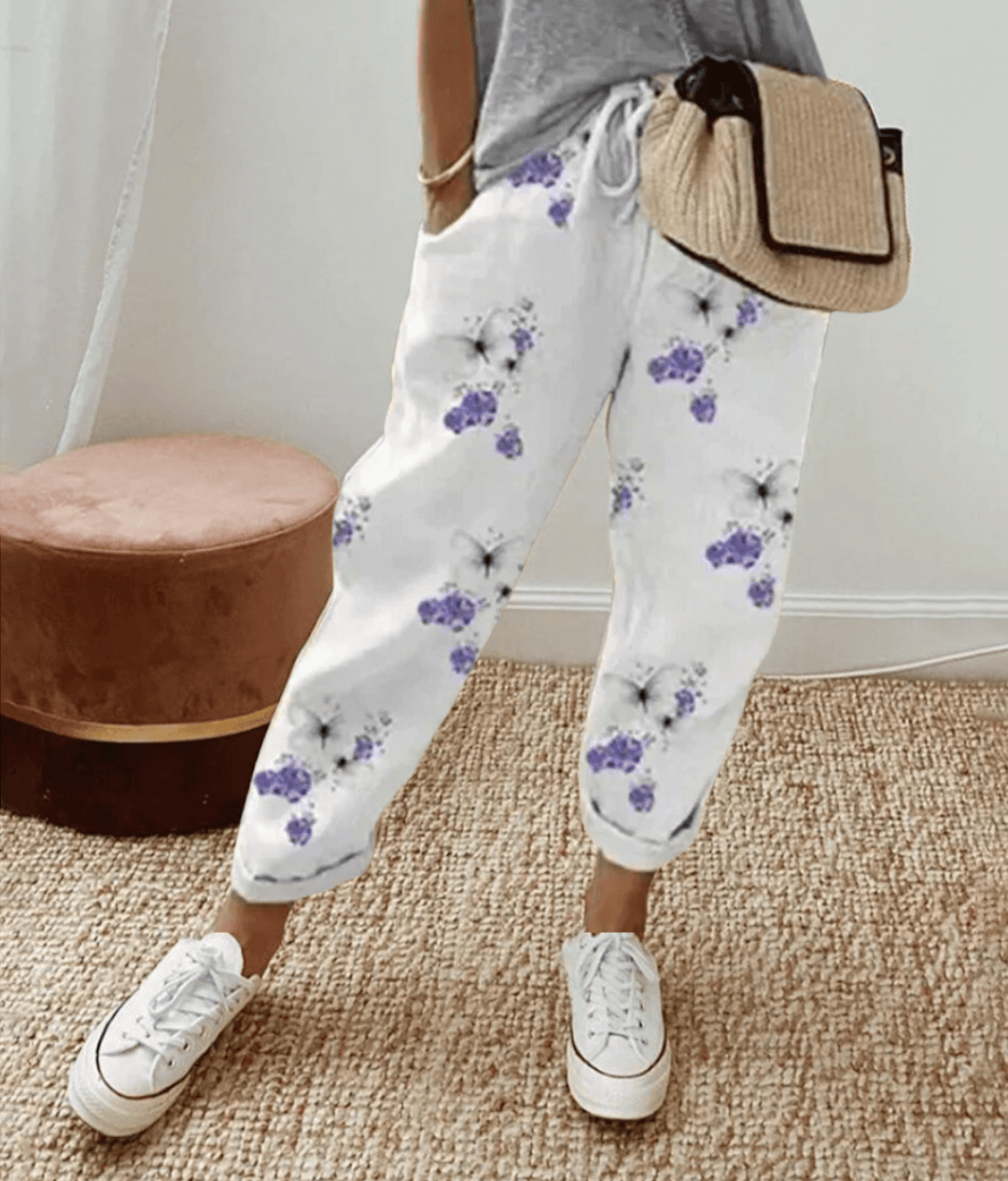 Elodie | Elegant Cotton Trousers