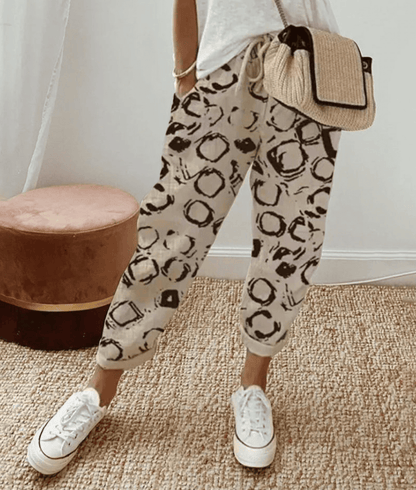 Elodie | Elegant Cotton Trousers