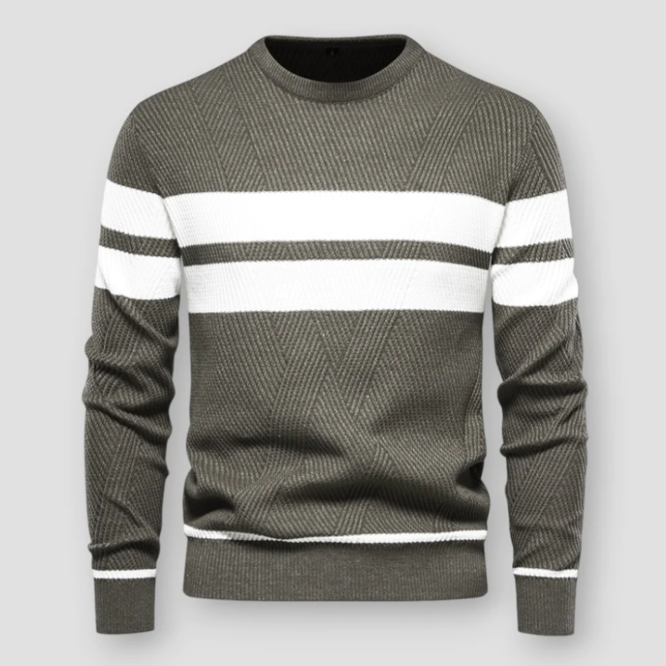 SEAN | STRIPED KNITTED SWEATER