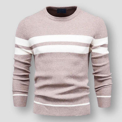 SEAN | STRIPED KNITTED SWEATER