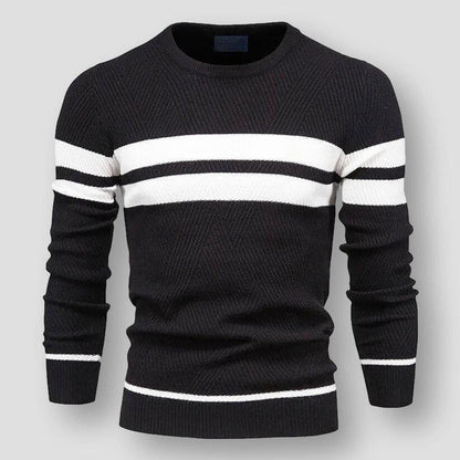 SEAN | STRIPED KNITTED SWEATER