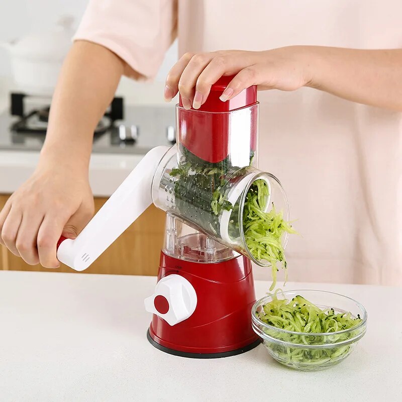 MultiSlice™ | Multifunctional Vegetable Rotary Shredder