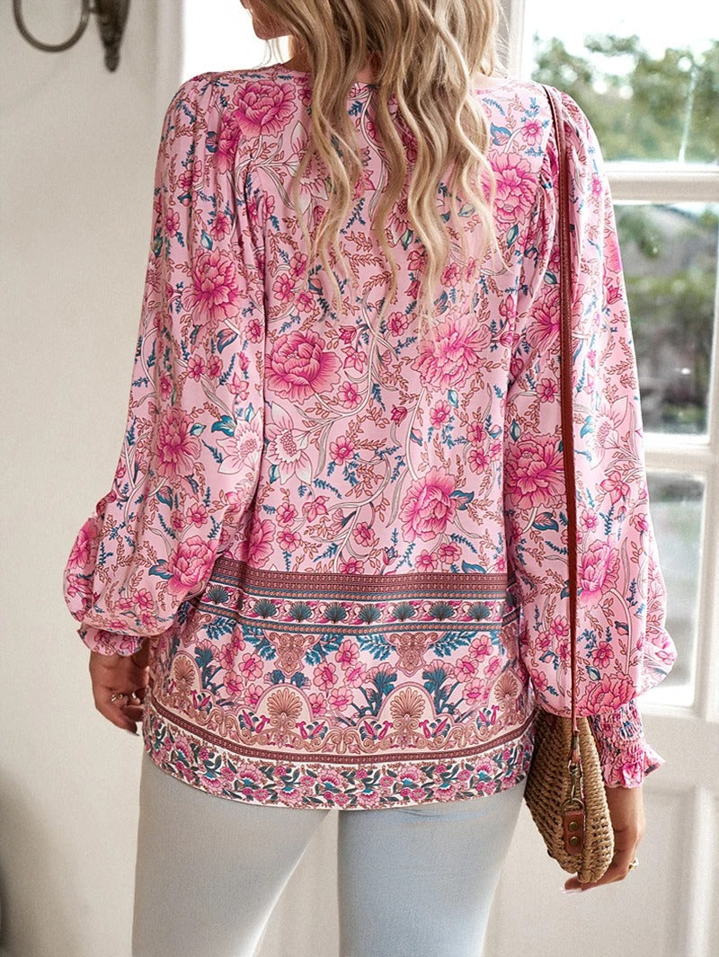 CHIARA | STYLISH FLORAL BLOUSE