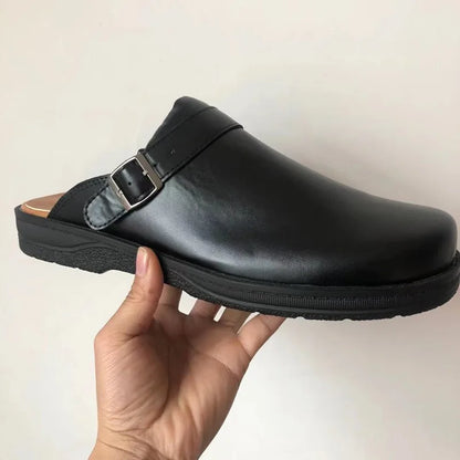 Matteo | Orthopedic Leather Slippers