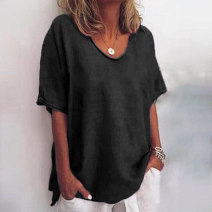 Milena™ - Comfortable V-Neck Shirt