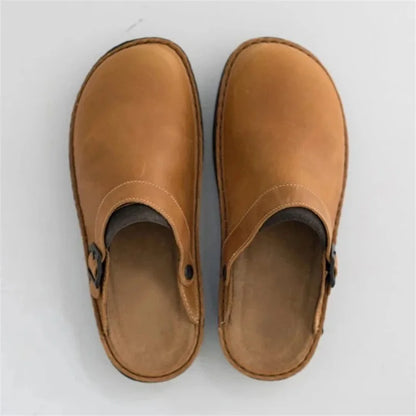 Matteo | Orthopedic Leather Slippers